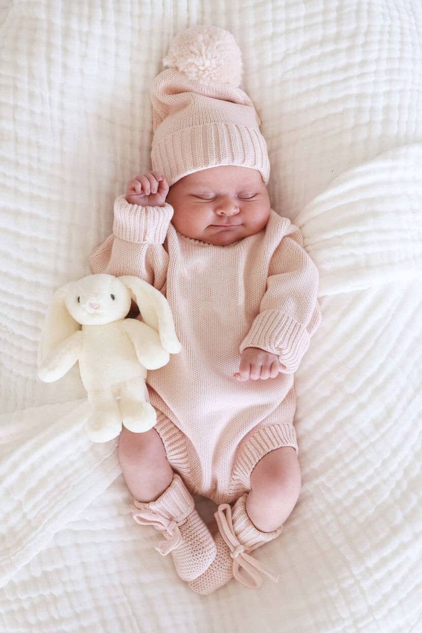 Knit Sweater Bubble Romper