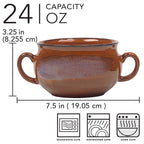 Stoneware 24oz Reactive Glaze Soup Crocks - Premium gift item from Certified International - Just $12.95! Shop now at Pat's Monograms