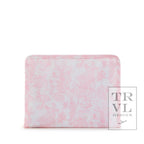 Roadie Medium - Bunny Toile Pink Zip Pouch - Premium Travel Accessories from TRVL Design - Just $29.95! Shop now at Pat's Monograms