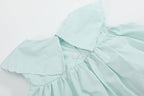 Misty Blue Fuzzy Chickies Dress - Premium Baby & Toddler Dresses from Lil Cactus - Just $39.95! Shop now at Pat's Monograms