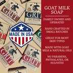 Cowhide & Bourbon Goat Milk Bar Soap - Premium Bath & Body from GRIT Soap Supply - Just $8.95! Shop now at Pat's Monograms
