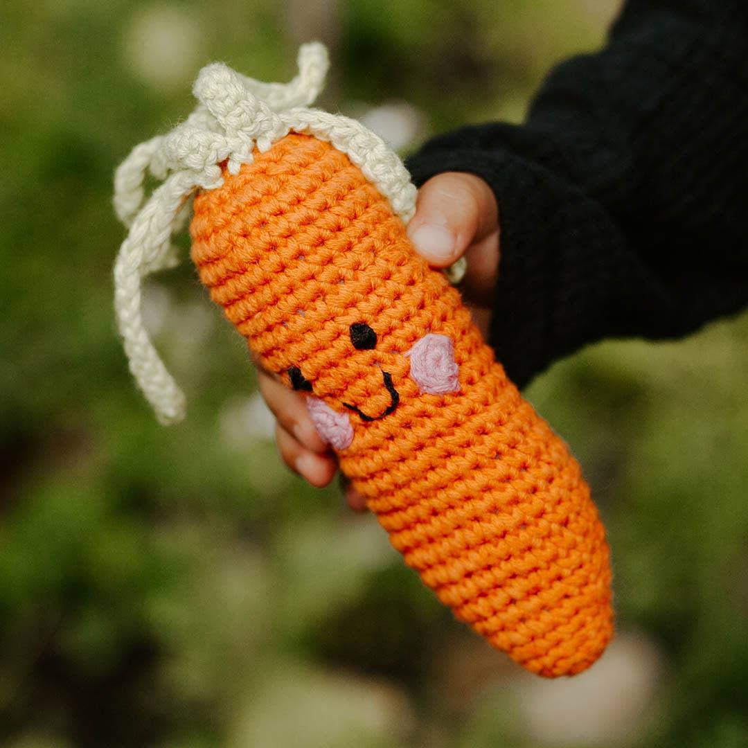 Pretend Play Food Rattle - Carrot - Premium Baby Toys & Activity Equipment from Pebble - Just $12.95! Shop now at Pat's Monograms