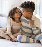 Rugby Stripe Organic Cotton Sleep & Play - Pink Sand - Premium Baby Sleepwear from Burt's Bees Baby - Just $14.95! Shop now at Pat's Monograms