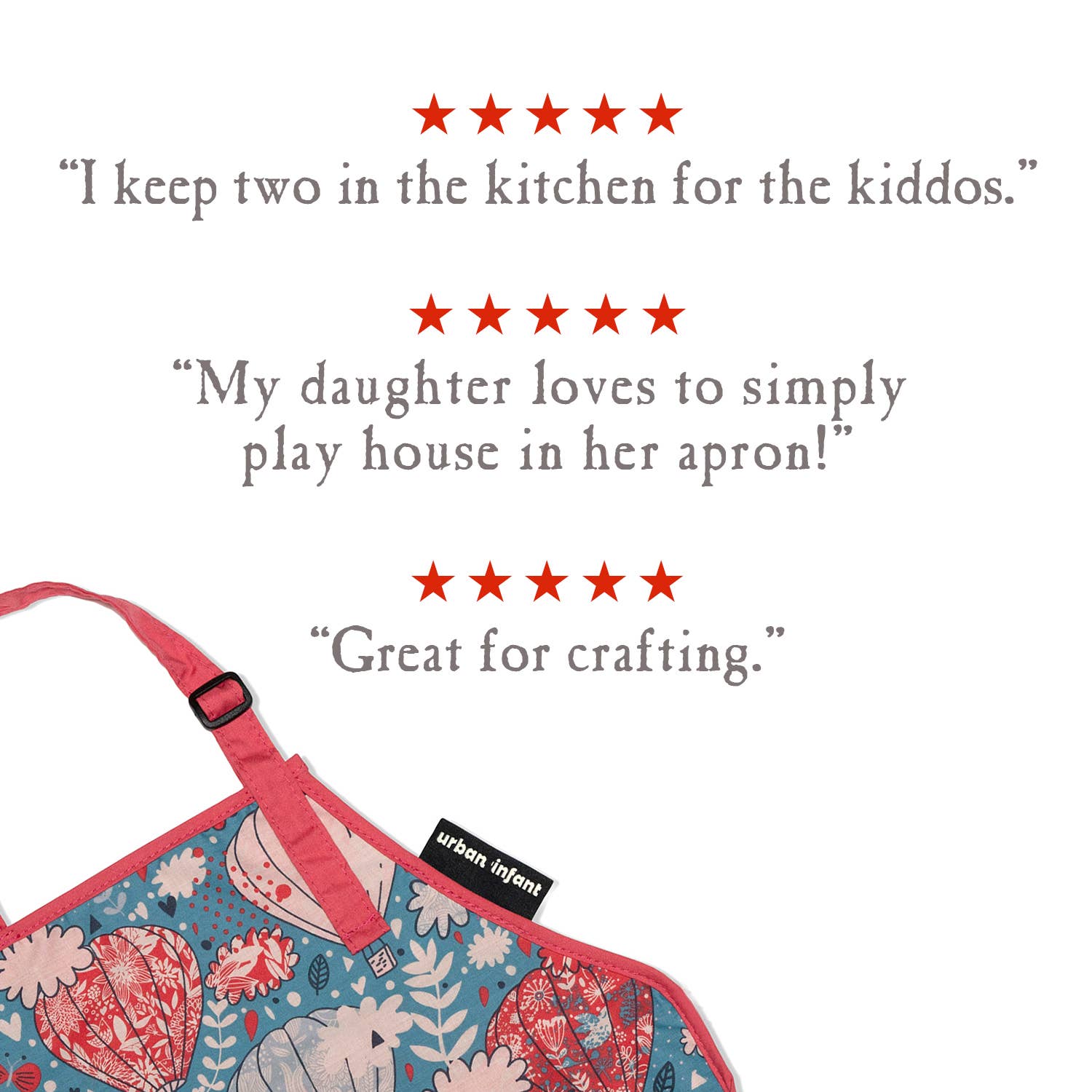 Little Helper Kids Apron, Washable Cotton/Poly - Balloons - Premium apron from Urban Infant - Just $16.95! Shop now at Pat's Monograms