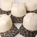 Two Tone Leopard Printed Canvas Trucker Hat - Premium Trucker Cap from Fashion City - Just $15! Shop now at Pat's Monograms