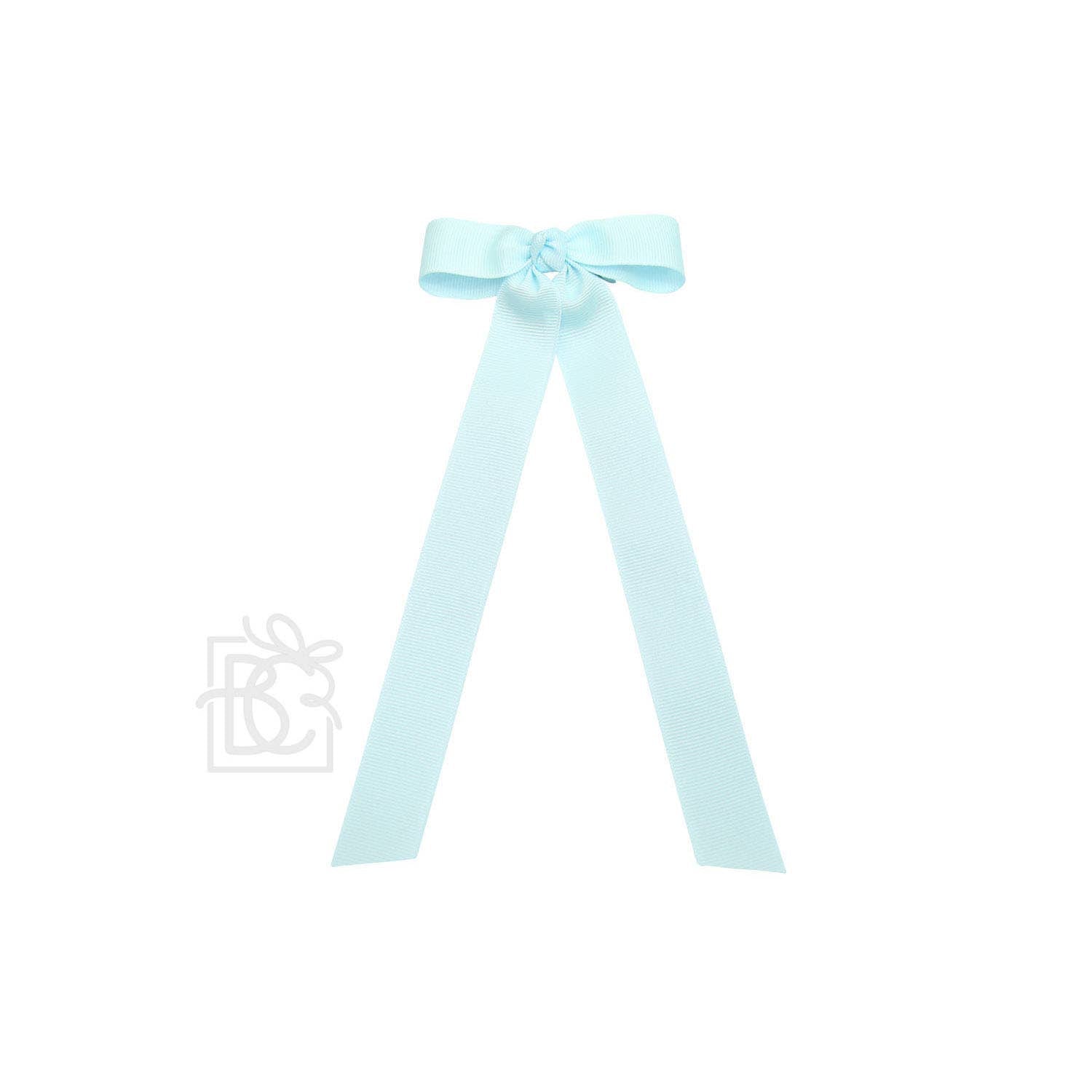 FLAT BOW W/ 7" STREAMERS ON ALLIGATOR CLIP - Premium Hair Bows from Beyond Creations, LLC - Just $9.95! Shop now at Pat's Monograms