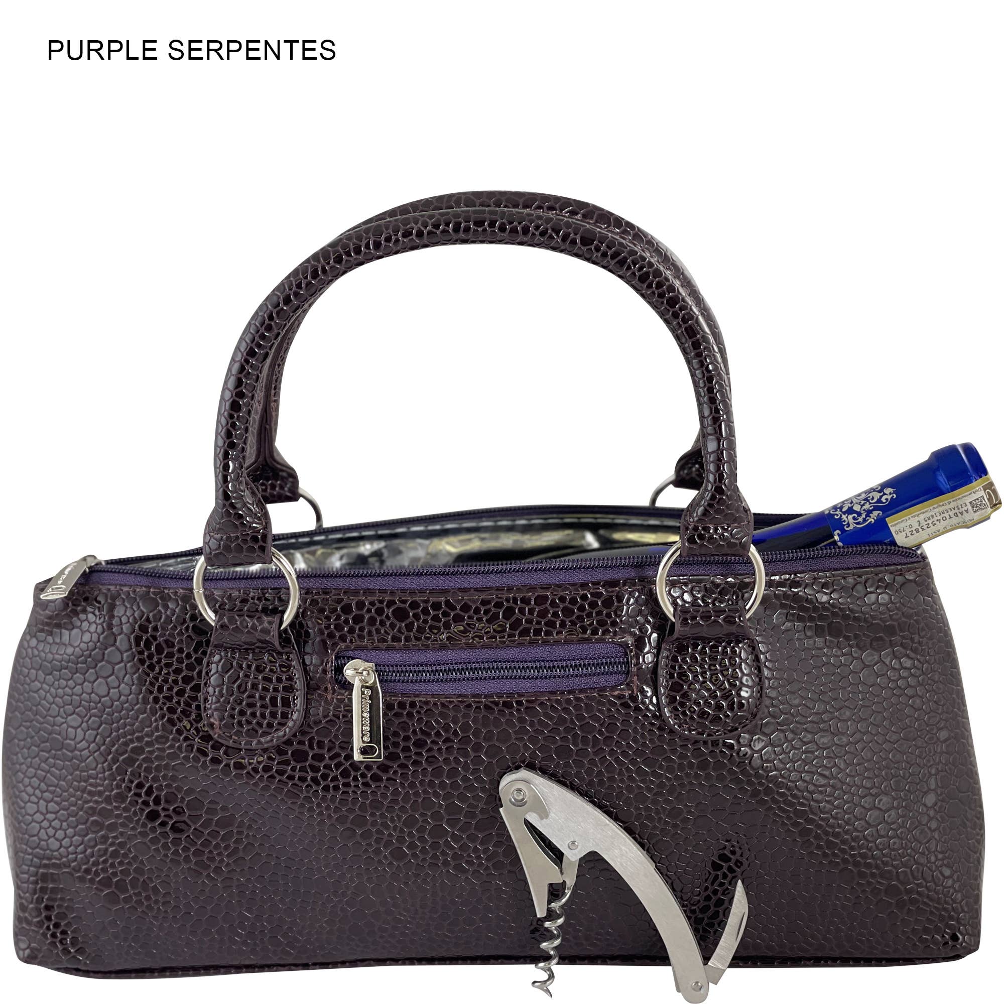 Wine Clutch | Wine Purse Serpentes Design - Premium Accessories from Primeware Inc. - Just $29.95! Shop now at Pat's Monograms