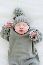 Knit Sweater Bubble Romper