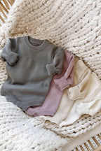 Knit Sweater Bubble Romper