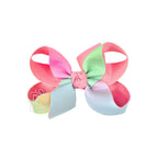 LAYERED RAINBOW BOW ON CLIP - Premium Hair Bows from Beyond Creations, LLC - Just $13.95! Shop now at Pat's Monograms