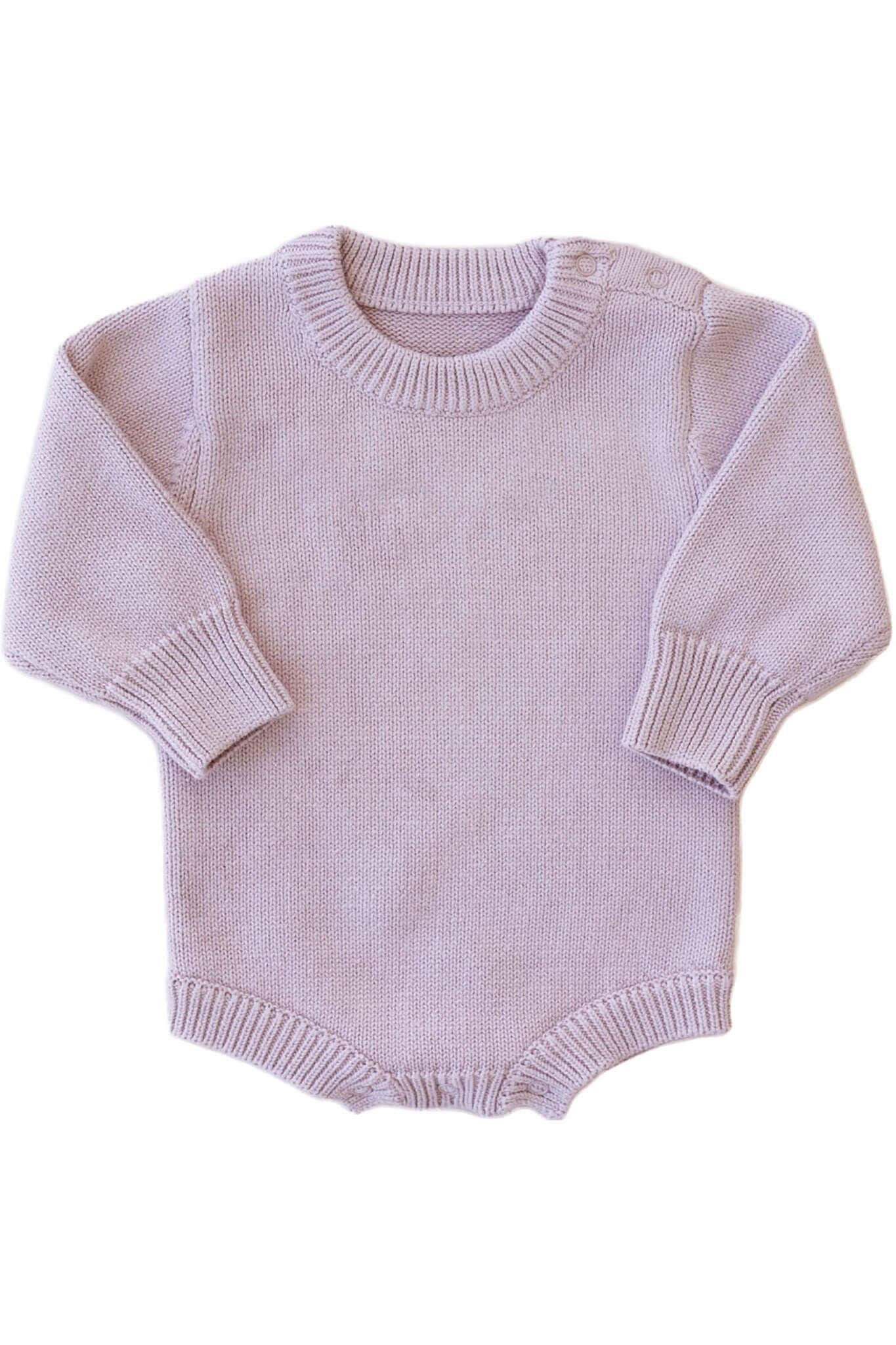 Knit Sweater Bubble Romper