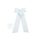FLAT BOW W/ 7" STREAMERS ON ALLIGATOR CLIP - Premium Hair Bows from Beyond Creations, LLC - Just $9.95! Shop now at Pat's Monograms