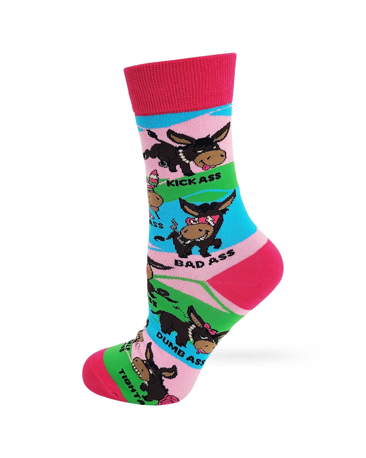 Asses - Smart, Dumb, Kick, Bad, Tight, Wise, Etc - Women's Crew Socks - Premium Socks from Fabdaz - Just $11.95! Shop now at Pat's Monograms