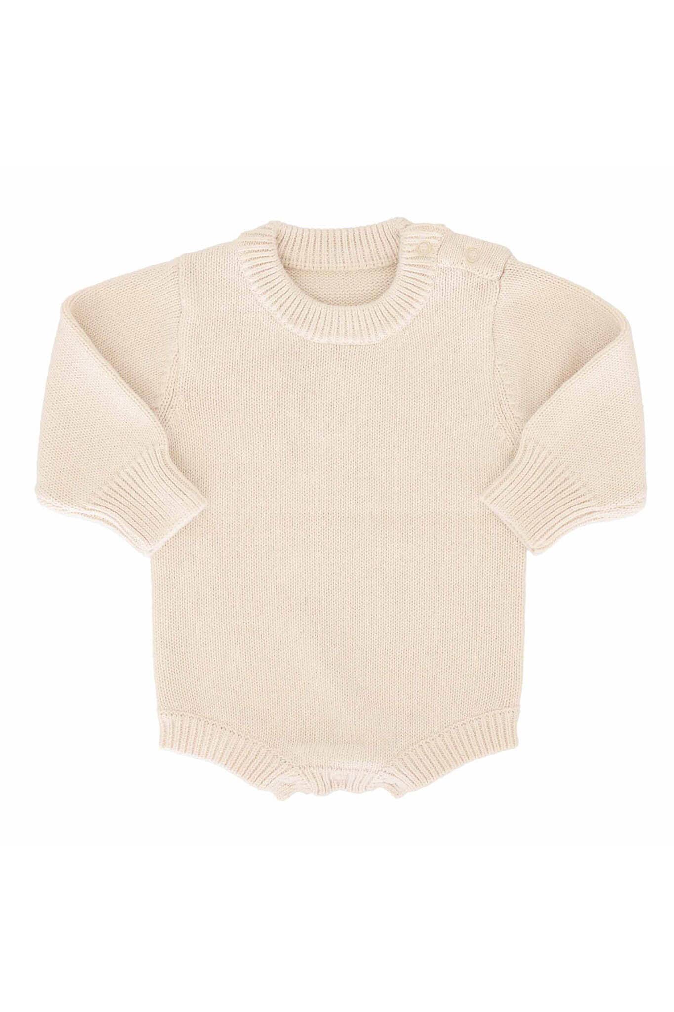 Knit Sweater Bubble Romper