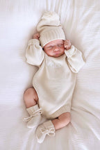 Knit Baby Booties | Ash