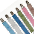 Pacifier Clip, Monogram-able Assorted Colors - Premium Baby Accessories from Zsa Zsa & LoLLi Monogram Blanks - Just $6! Shop now at Pat's Monograms