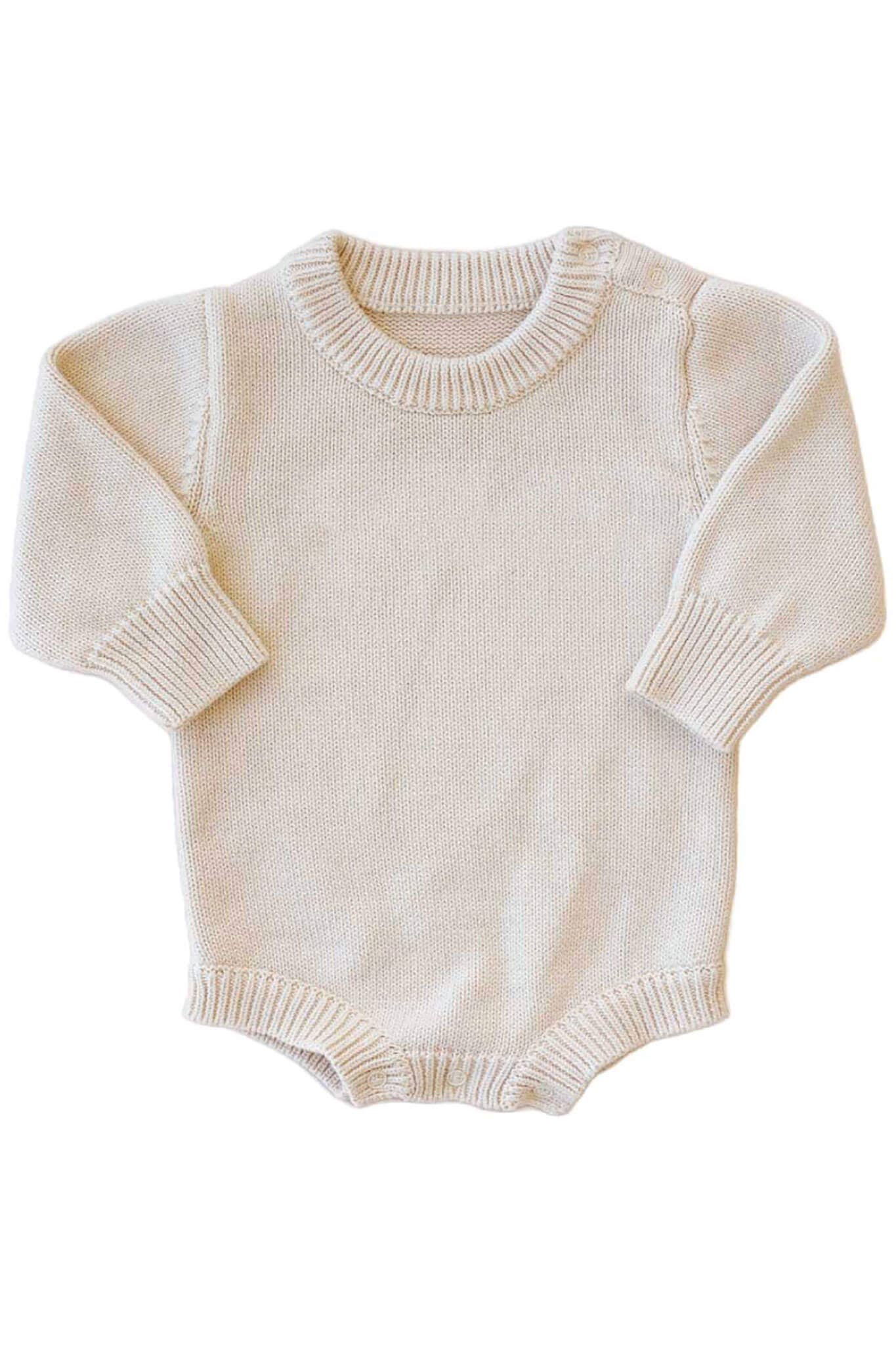 Knit Sweater Bubble Romper