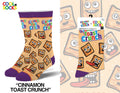 Cinnamon Toast Crunch - Premium Socks from Cool Socks - Just $13.95! Shop now at Pat's Monograms