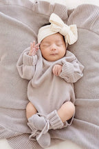 Knit Sweater Bubble Romper