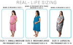 Harbor Mist Maternity Mommy Labor and Delivery/ Nursing Gown - Premium Maternity Clothing from Three Little Tots - Just $33! Shop now at Pat's Monograms
