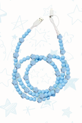 Blue Star Beaded Cord Phone Charger - Premium phone accessories from Nash Grey - Just $13.95! Shop now at Pat's Monograms