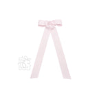 FLAT BOW W/ 7" STREAMERS ON ALLIGATOR CLIP - Premium Hair Bows from Beyond Creations, LLC - Just $9.95! Shop now at Pat's Monograms