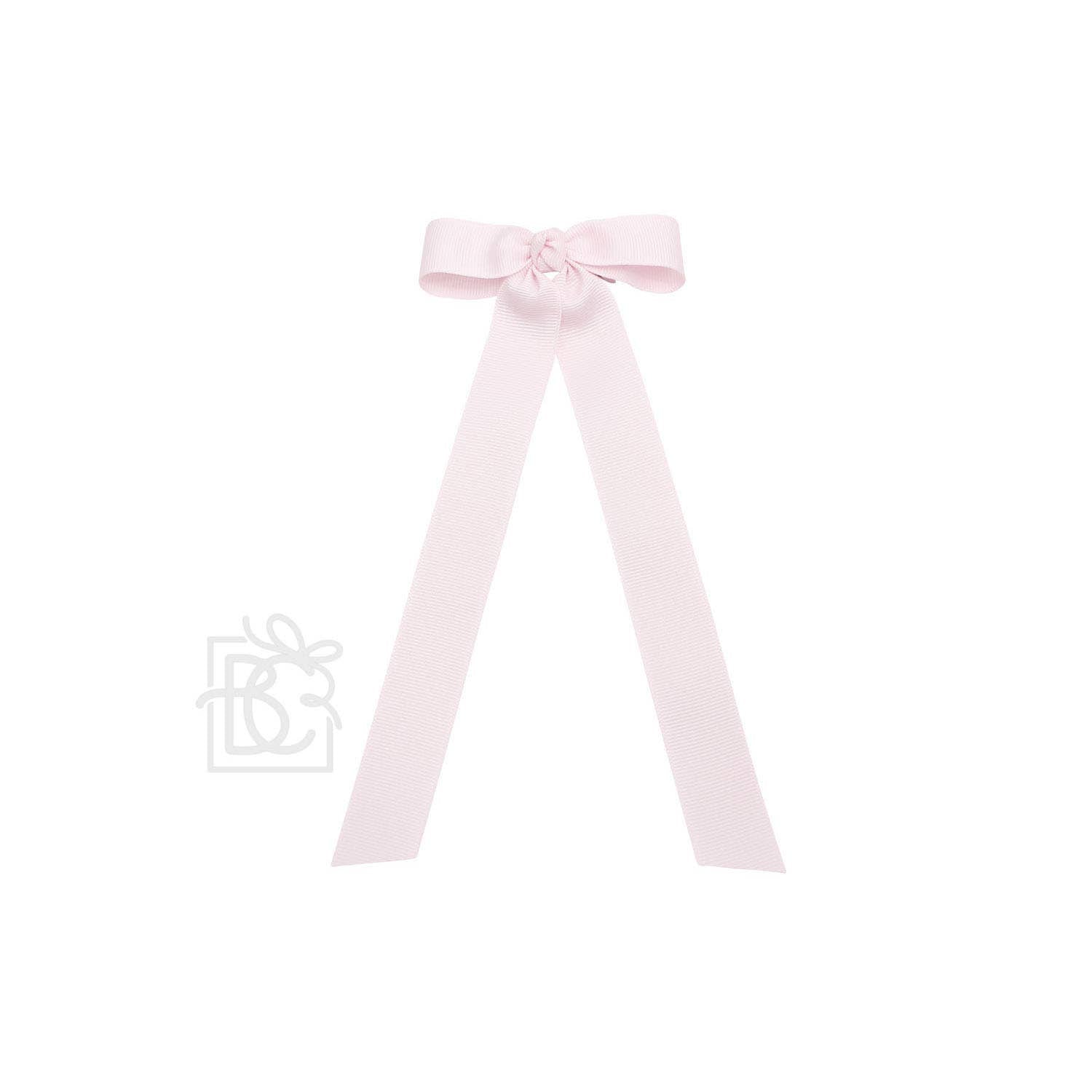 FLAT BOW W/ 7" STREAMERS ON ALLIGATOR CLIP - Premium Hair Bows from Beyond Creations, LLC - Just $9.95! Shop now at Pat's Monograms