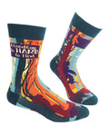 A Good Guy is Hard to Find Men's Novelty Bigfoot Crew Socks - Premium Socks from Fabdaz - Just $11.95! Shop now at Pat's Monograms
