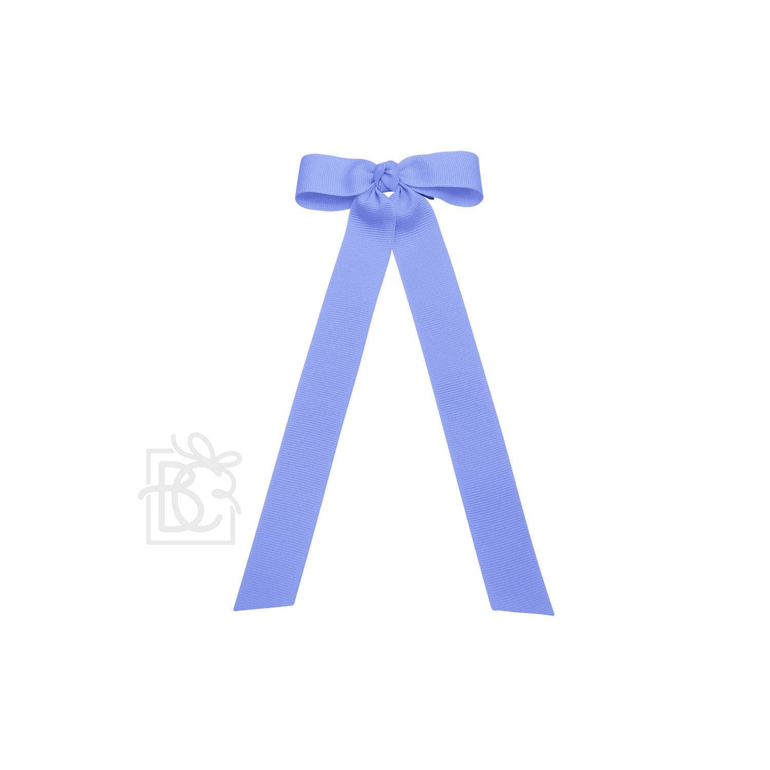 FLAT BOW W/ 7" STREAMERS ON ALLIGATOR CLIP - Premium Hair Bows from Beyond Creations, LLC - Just $9.95! Shop now at Pat's Monograms