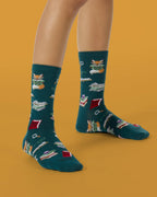 Book Nerd Bamboo Crew - Premium Socks from Infinity Classics International Inc. - Just $9.95! Shop now at Pat's Monograms