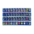 Amahj Line navy signature engraved American mahjong tile set