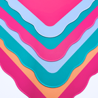 MAHJONG MAT | Color Wave | 31" x 31" — My Fair Mahjong