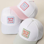 God Is Good Embroidered Patch Seersucker Brim Cap — Fashion City