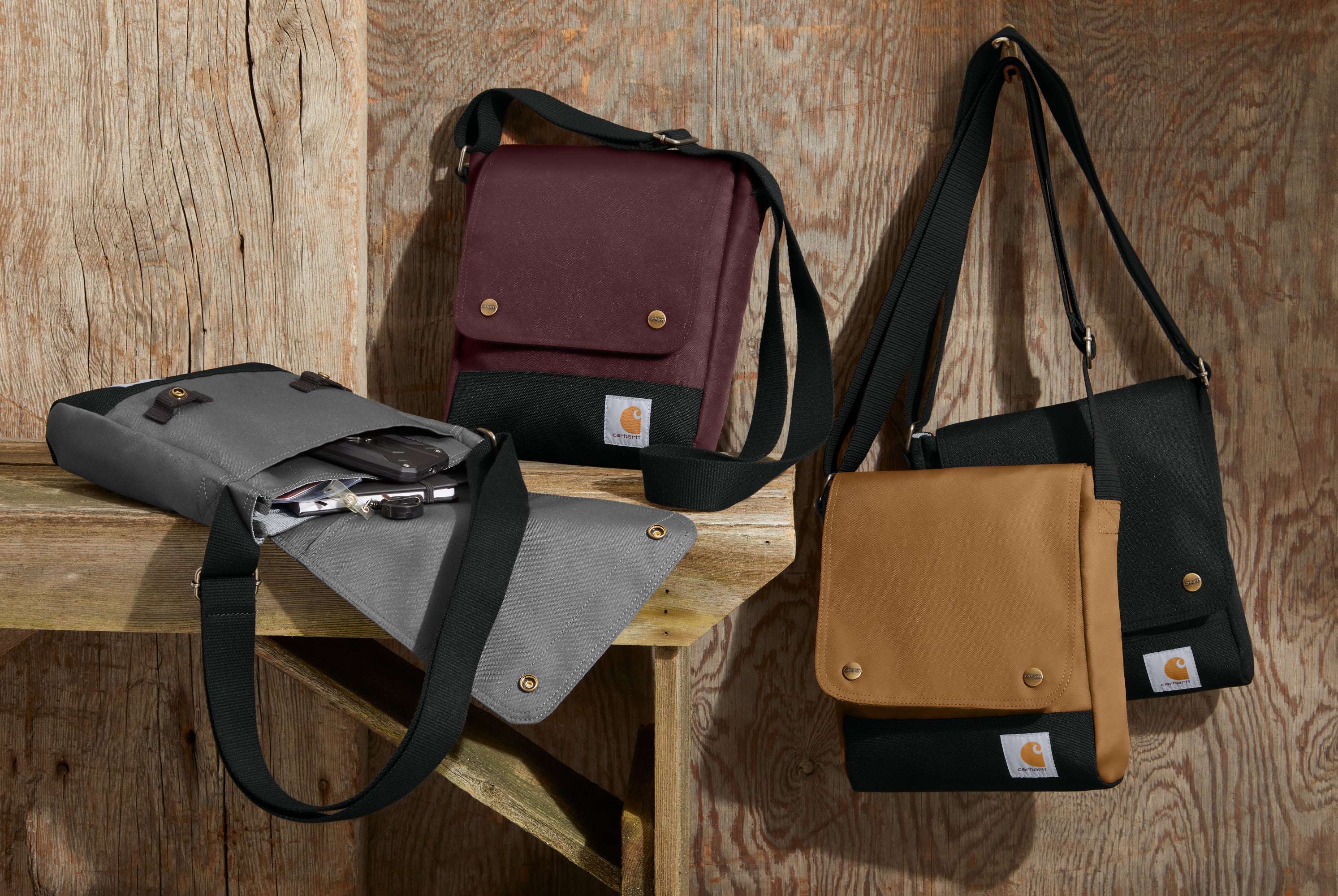 Carhartt® Crossbody Snap Bag - CTB0000606 - Premium Backpacks from Carhartt - Just $49.95! Shop now at Pat's Monograms