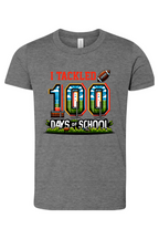 I Tackled 100 Days of School - Premium T-Shirts from Pat's Monograms - Just $24.95! Shop now at Pat's Monograms