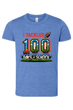 I Tackled 100 Days of School - Premium T-Shirts from Pat's Monograms - Just $24.95! Shop now at Pat's Monograms
