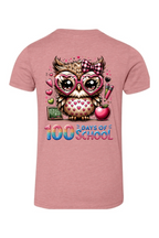 100 Days of School - Owl - Premium T-Shirts from Pat's Monograms - Just $24.95! Shop now at Pat's Monograms
