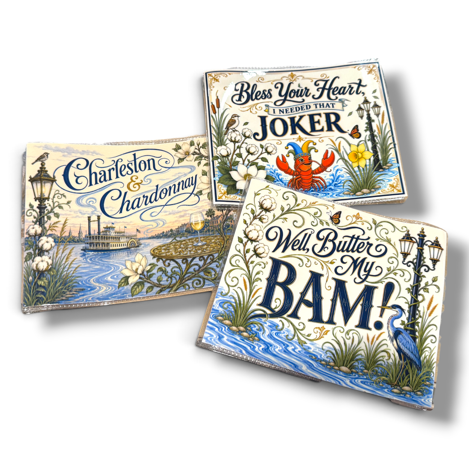 Well, Butter My Bam! Mahjong Card Cover — Large NMJL Card Holder
