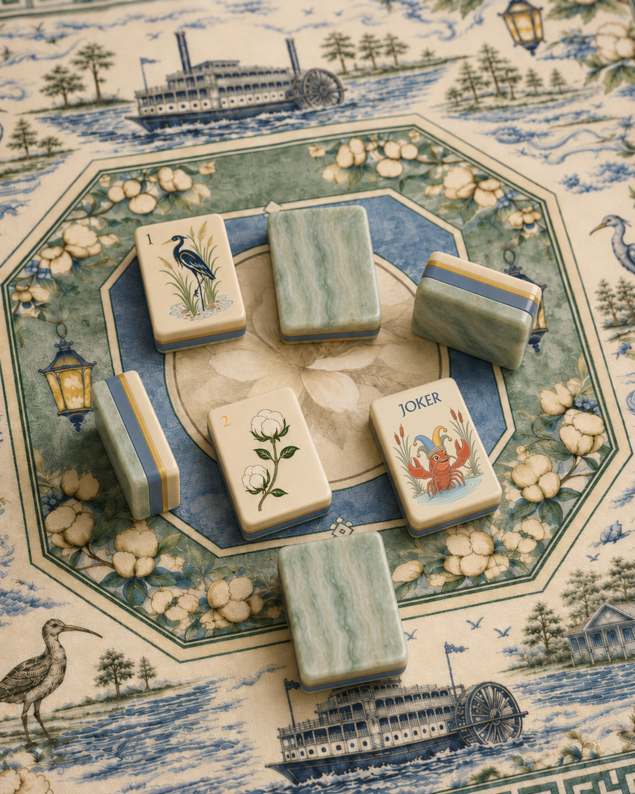 Southern Theme Mahjong Set - Premium Mahjong from Pat's Monograms - Just $450! Shop now at Pat's Monograms