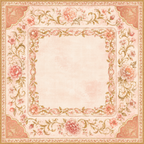Rose & Gilt — Blush Baroque Mahjong Mat - Premium Mahjong from Told in Tiles - Just $80! Shop now at Pat's Monograms