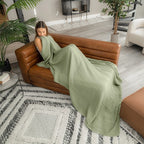 Adult Muslin Cotton Throw - Sage - Premium blanket from Comfy Cubs - Just $34.95! Shop now at Pat's Monograms