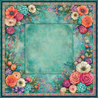 Wildly in Bloom — Boho Floral Mahjong Mat - Premium Mahjong from Told in Tiles - Just $80! Shop now at Pat's Monograms