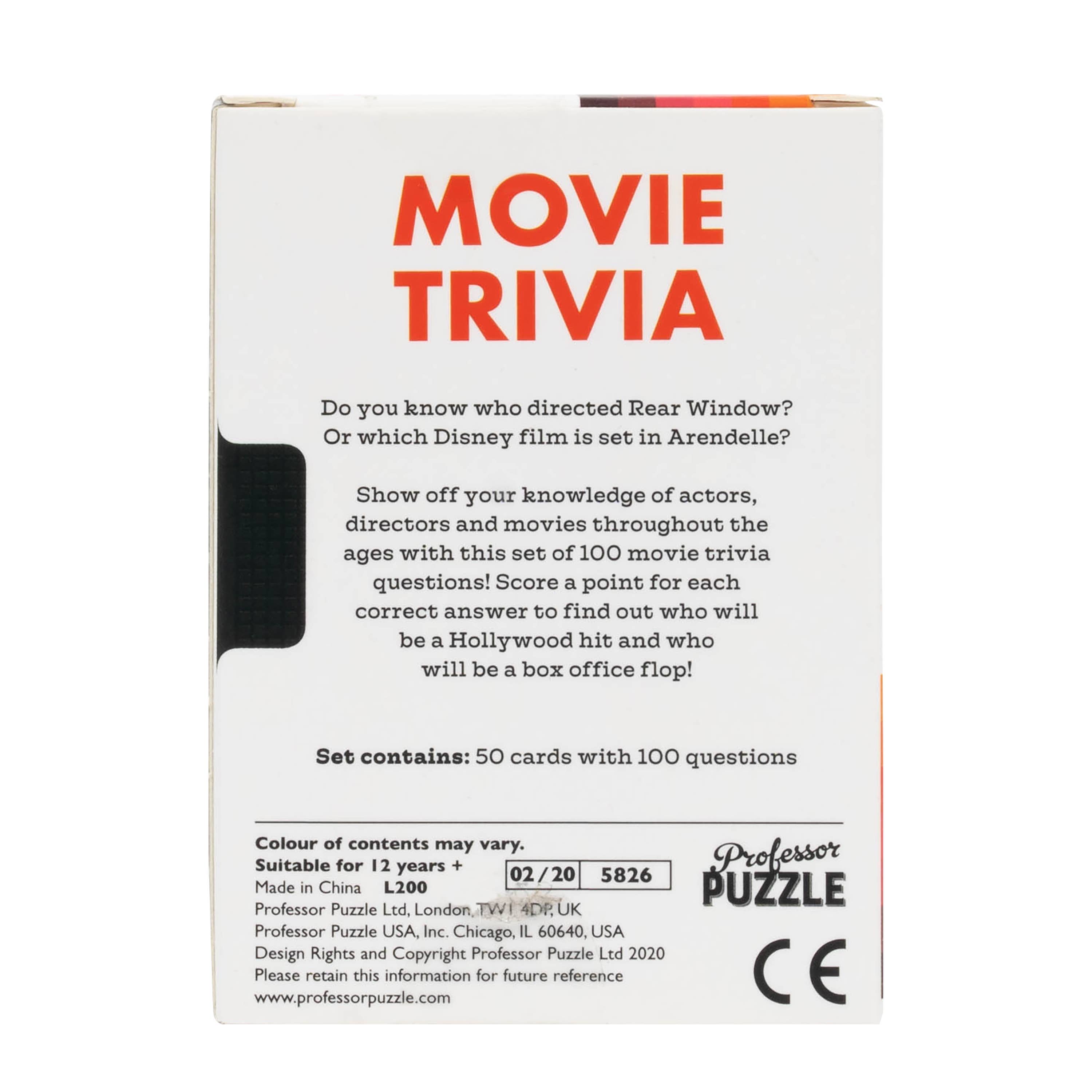 Mini Movie Trivia - Premium Gifts from Professor Puzzle USA, Inc. - Just $4.95! Shop now at Pat's Monograms