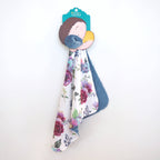 Mini Minky - Blue Floral - Premium Baby Soothers from Honey Lemonade - Just $24.95! Shop now at Pat's Monograms