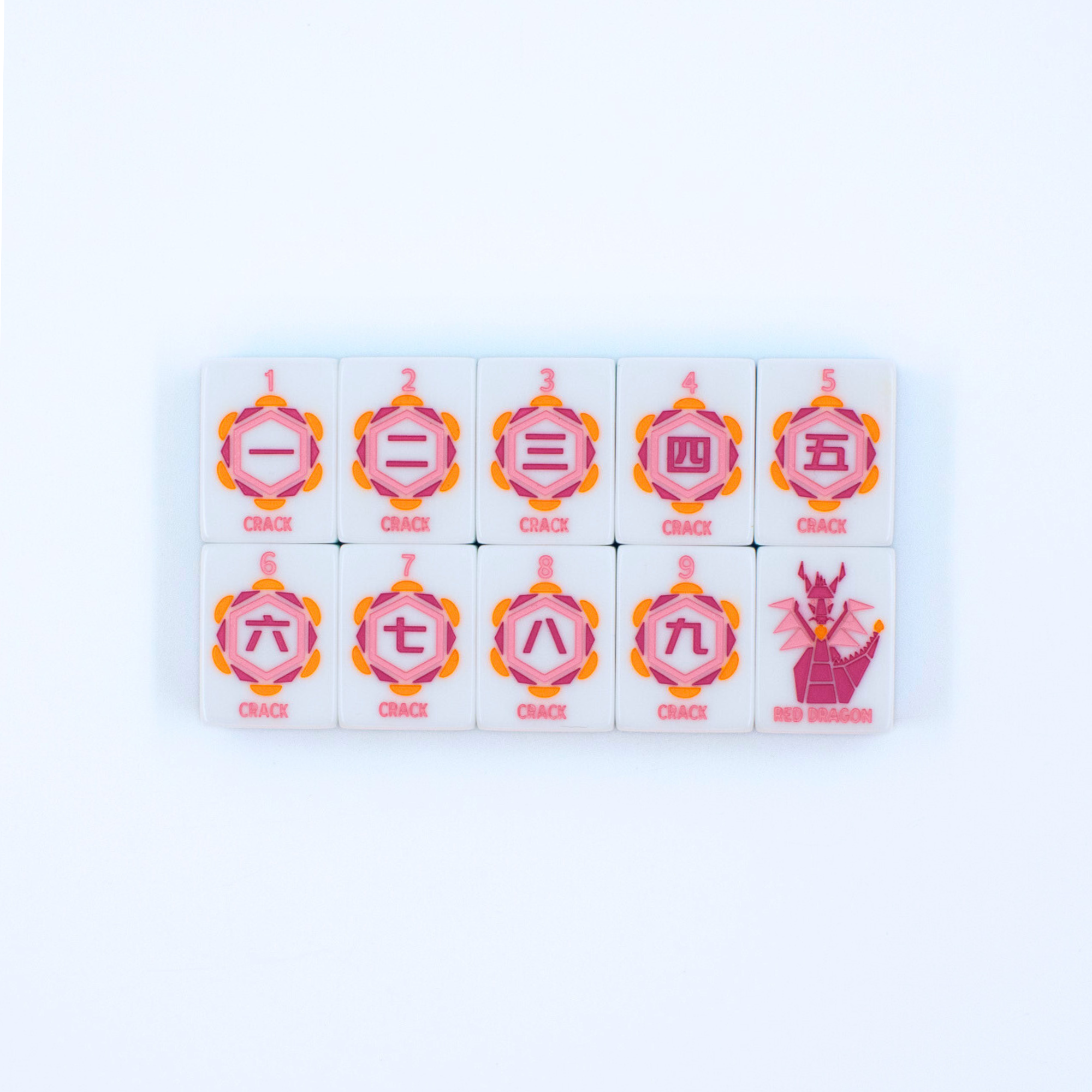 Crystal Prism Pink | Mahjong with Bold Angles and Vibrant Vibes - Premium Mahjong from My Fair Mahjong - Just $365! Shop now at Pat's Monograms