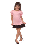 Infant Toddler Short Sleeve Girls Ruffle Top Blank Frill Tee — MONAG Baby & Toddler Tops