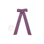 FLAT BOW W/ 7" STREAMERS ON ALLIGATOR CLIP - Premium Hair Bows from Beyond Creations, LLC - Just $9.95! Shop now at Pat's Monograms