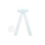 FLAT BOW W/ 7" STREAMERS ON ALLIGATOR CLIP - Premium Hair Bows from Beyond Creations, LLC - Just $9.95! Shop now at Pat's Monograms