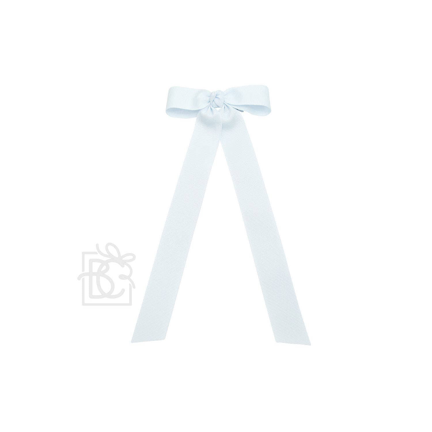 FLAT BOW W/ 7" STREAMERS ON ALLIGATOR CLIP - Premium Hair Bows from Beyond Creations, LLC - Just $9.95! Shop now at Pat's Monograms