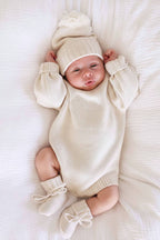 Knit Sweater Bubble Romper